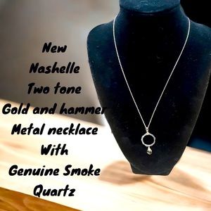New Nashelle necklace with smoke quartz’s